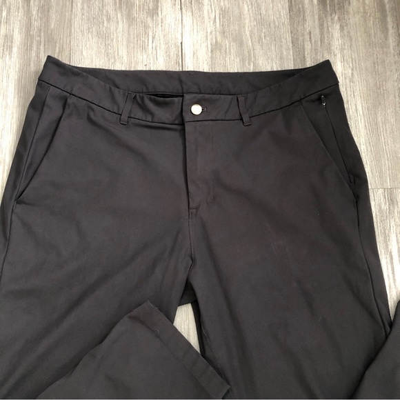 Lululemon Commission Pant Slim‎ Fit Warpstreme Athleisure Stretch Gray 36x28 - Picture 3 of 10